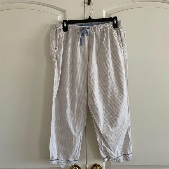 Women’s Striped White Pajama Set - Picture 5 of 7